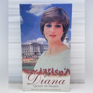 Diana Queen of Hearts (VHS) Presented by Richard Attenborough - Brand New